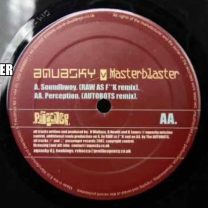*2002* Aquasky vs Masterblaster – Perception Autobots Remix [Passenger 009] Temazo Retro Breakbeat