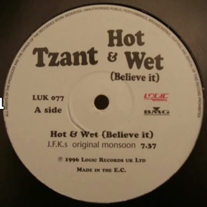 *1996* Tzant – Hot & Wet (JFKS Original Monsoon) [Logic Records 077] Temazo Retro Breakbeat